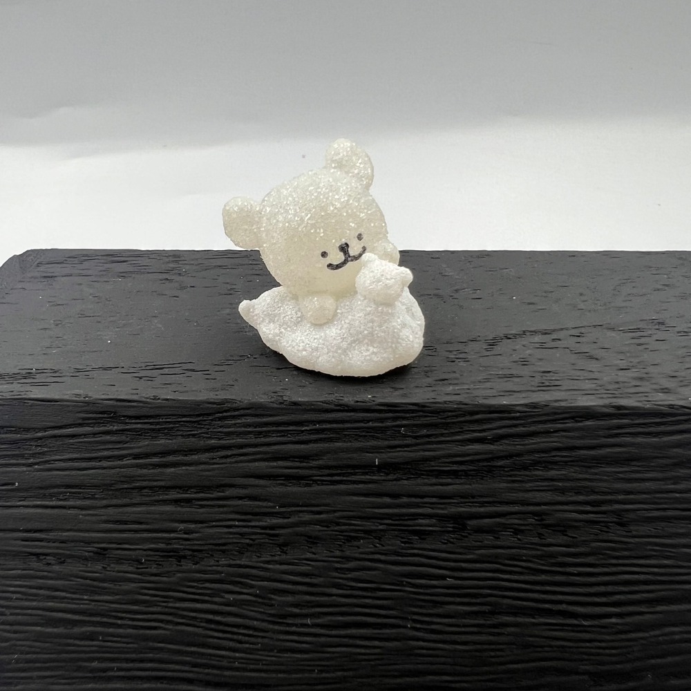 Maltese Dreamland Series Cloud Maltese White Crystal Texture Puppy Figure Loose